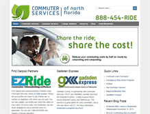 Tablet Screenshot of commuterservices.org